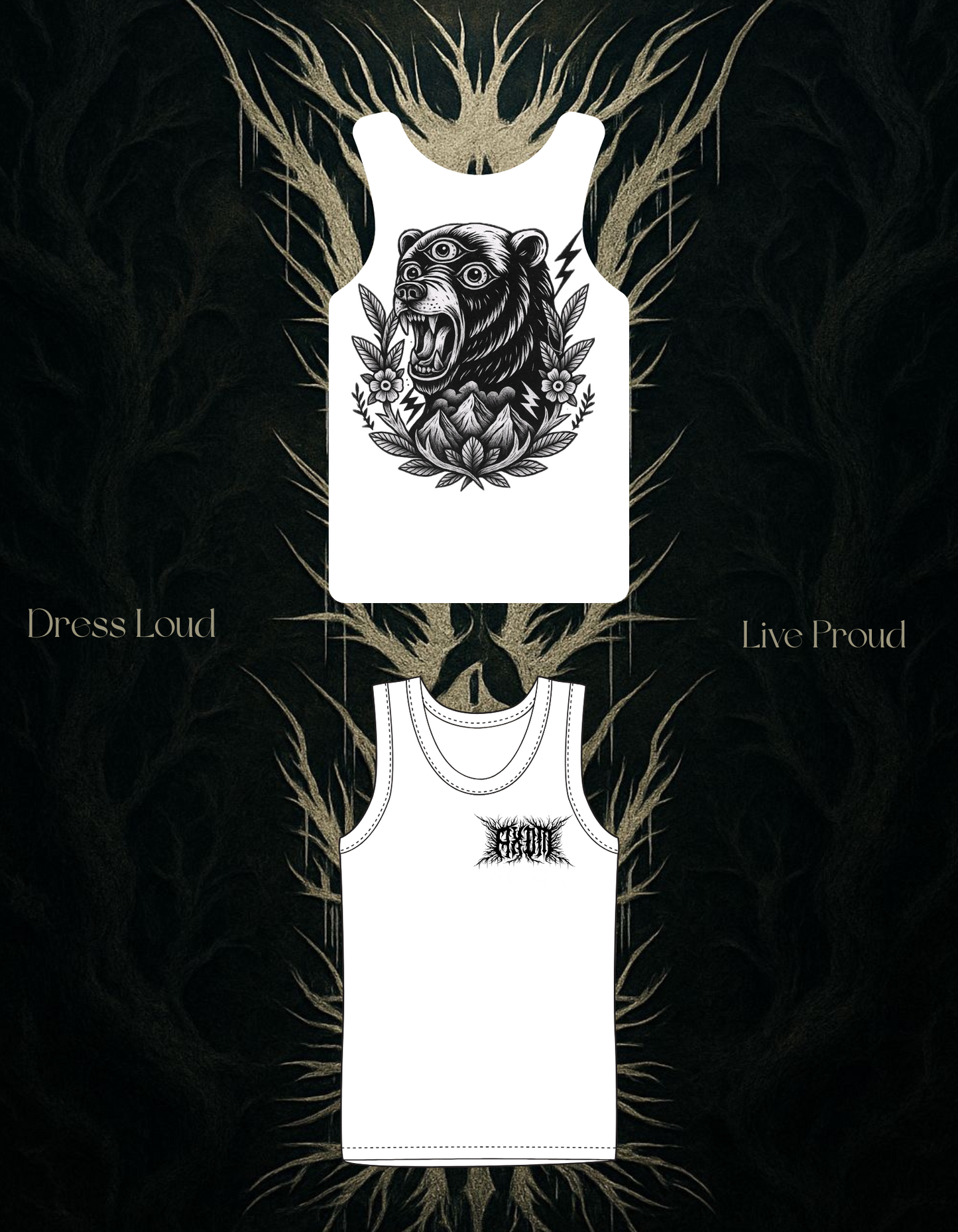 Three Eyed Bear Tank Top